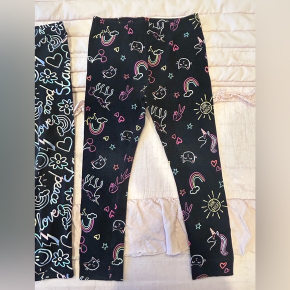 Set of Two Girls Patterned Leggings - Picture 2 of 15